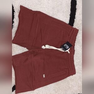 Iron Rebel Rust Red Casual Shorts